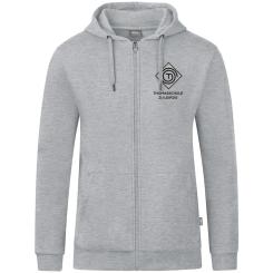 Kapuzenjacke - Hellgrau Meliert 