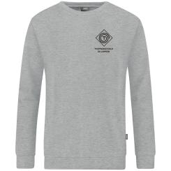 Sweatshirt - Hellgrau Meliert 